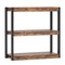 3 Tier Bookshelf Wooden Bookcase with Dual Anti-Tipping Kits Perfect for Any Room